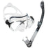 Cressi Big Eyes Evo Mask & Alpha Ultra Dry Snorkel | Black
