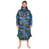 Charlie McLeod Eco Sports Cloak Long Sleeve Change Robe - Camo/Blue