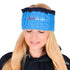 Charlie McLeod Knitted Fleece Lined Headband | Azure Front