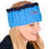 Charlie McLeod Knitted Fleece Lined Headband | Azure Side
