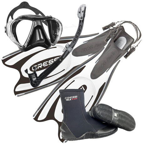 Cressi Penta, Alpha & Frog Plus Diving & Snorkel Set