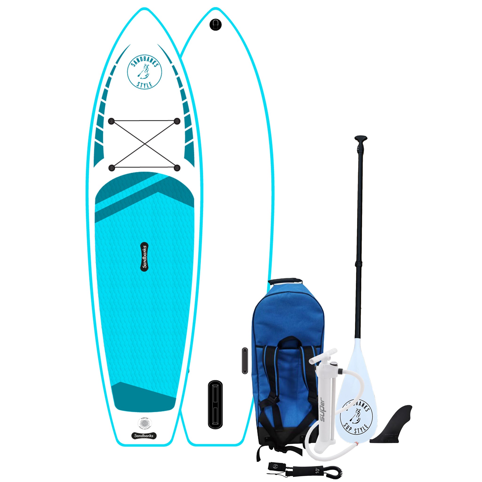 Sandbanks Cruiser 11ft iSUP Paddle Board Package