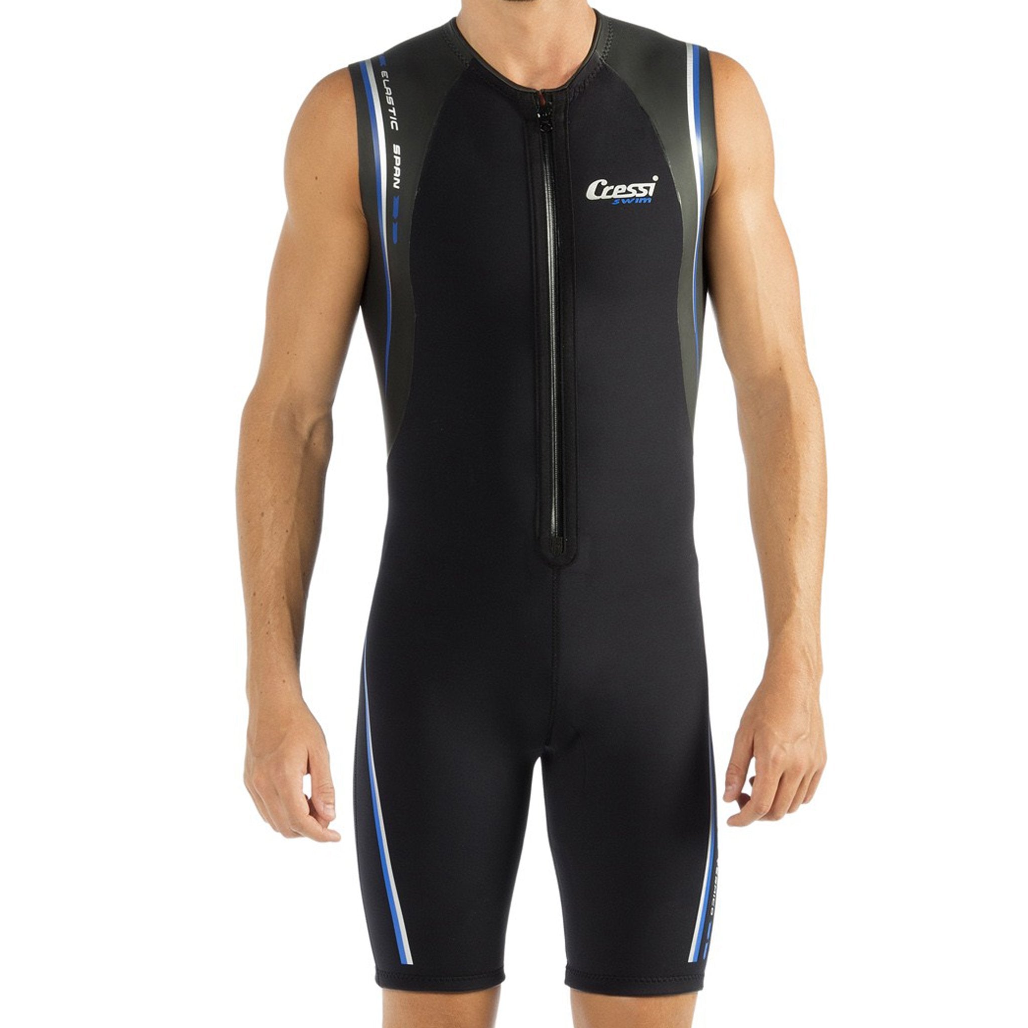 Cressi Sub S.p.A. Med X Combinaisons Shorty Homme, Noir/Lime/Argent, XL/5 - XLV437075 Cressi Sub S.p.A. Med X Combinaisons Shorty Homme, Noir/Lime/Argent, XL/5 - XLV437075