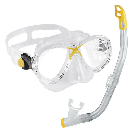Cressi Marea VIP Childrens Snorkelling Set | Yellow