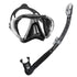 Cressi Penta & Alpha Snorkel Set | Black/Black