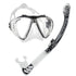 Cressi Penta & Alpha Snorkel Set | Black/Clear