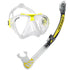 Cressi Penta Mask & Alpha Ultra Dry Snorkel Set | Yellow