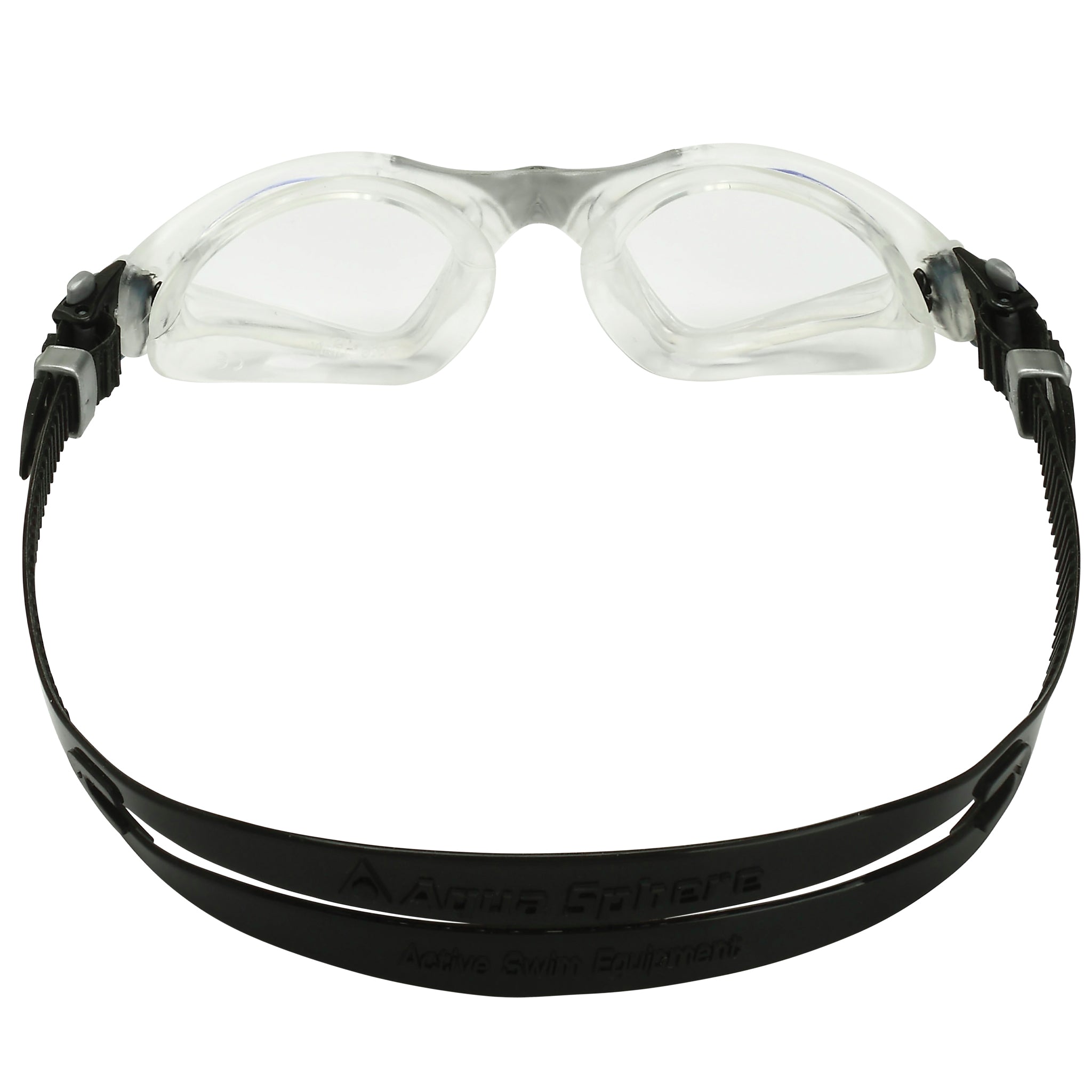 Aquasphere Kayenne Swimming Goggles Clear Lenses Black/Clear | Back