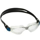 Aquasphere Kayenne Swimming Goggles Clear Lenses Clear/Silver | Right