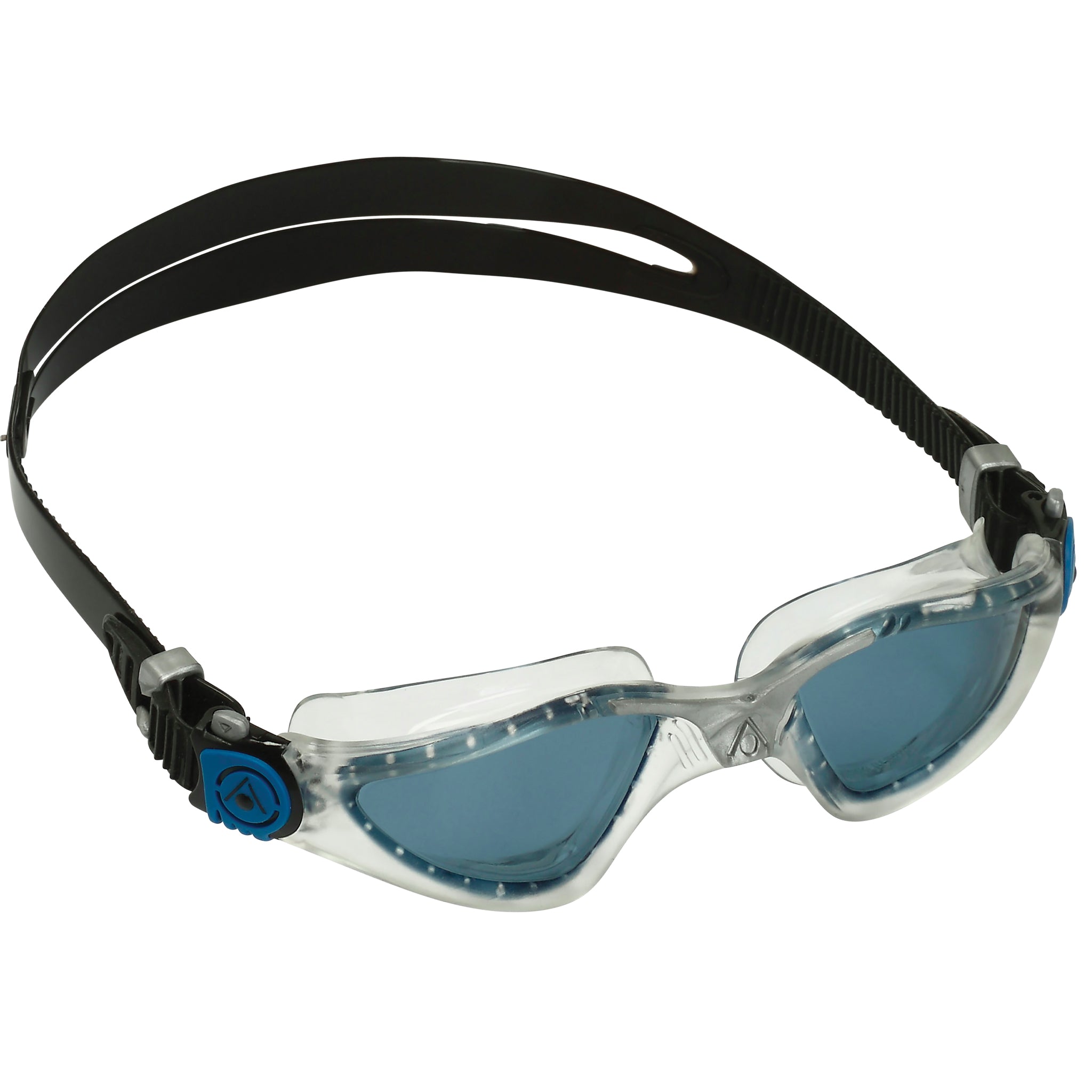 Aquasphere Kayenne Swimming Goggles Smoke Tinted Lenses | Transparent/Silver 