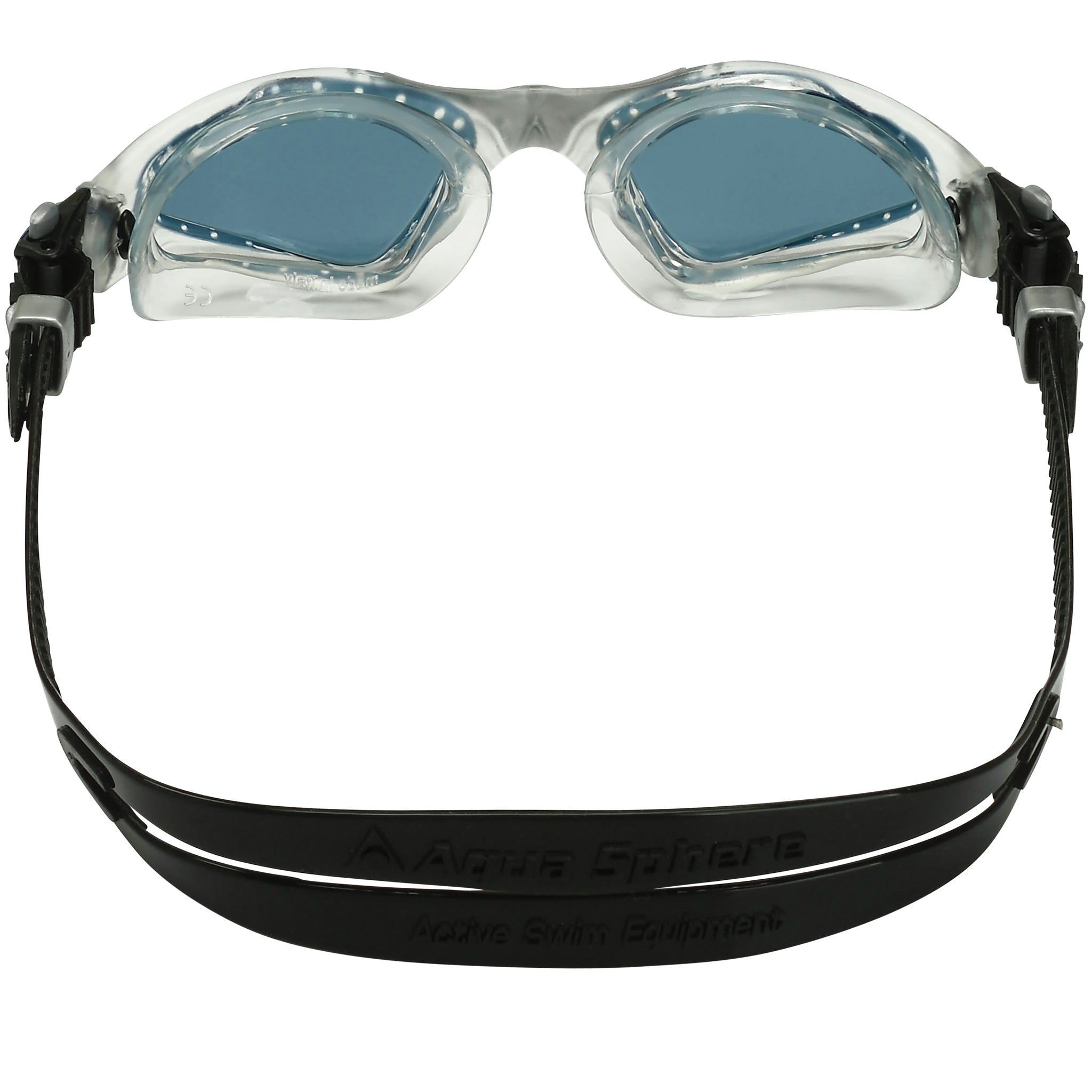 Aquasphere Kayenne Swimming Goggles Smoke Tinted Lenses | Transparent/Silver Back