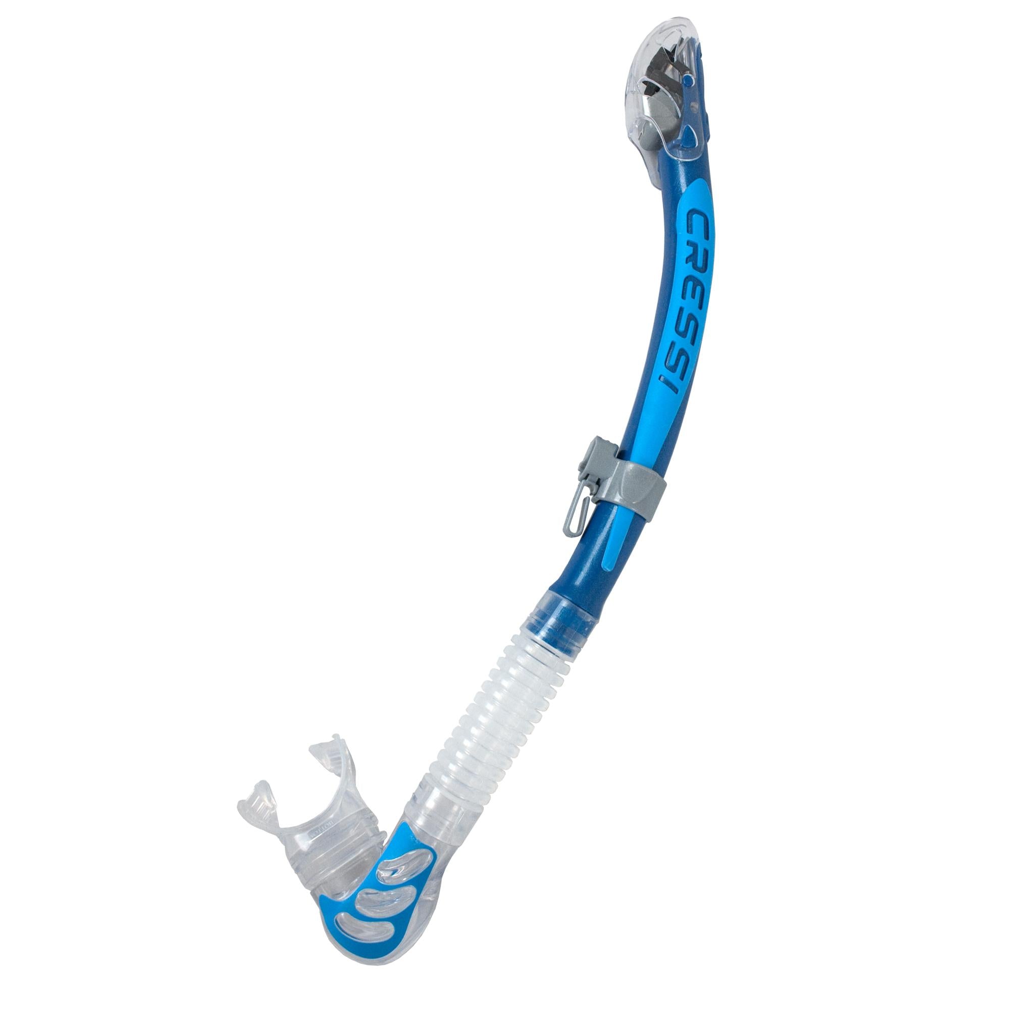 Cressi Alpha Ultra Dry Snorkel | Blue