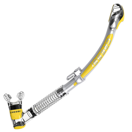 Cressi Corfu Snorkel Semi-Dry Purge | Yellow