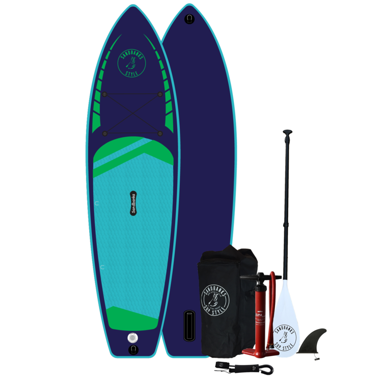 Sandbanks Elite 10' 4" iSUP Paddle Board Package Midnight Blue
