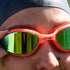 Orca Killa 180 Swimming Goggles with Mirrored Lenses - Orange