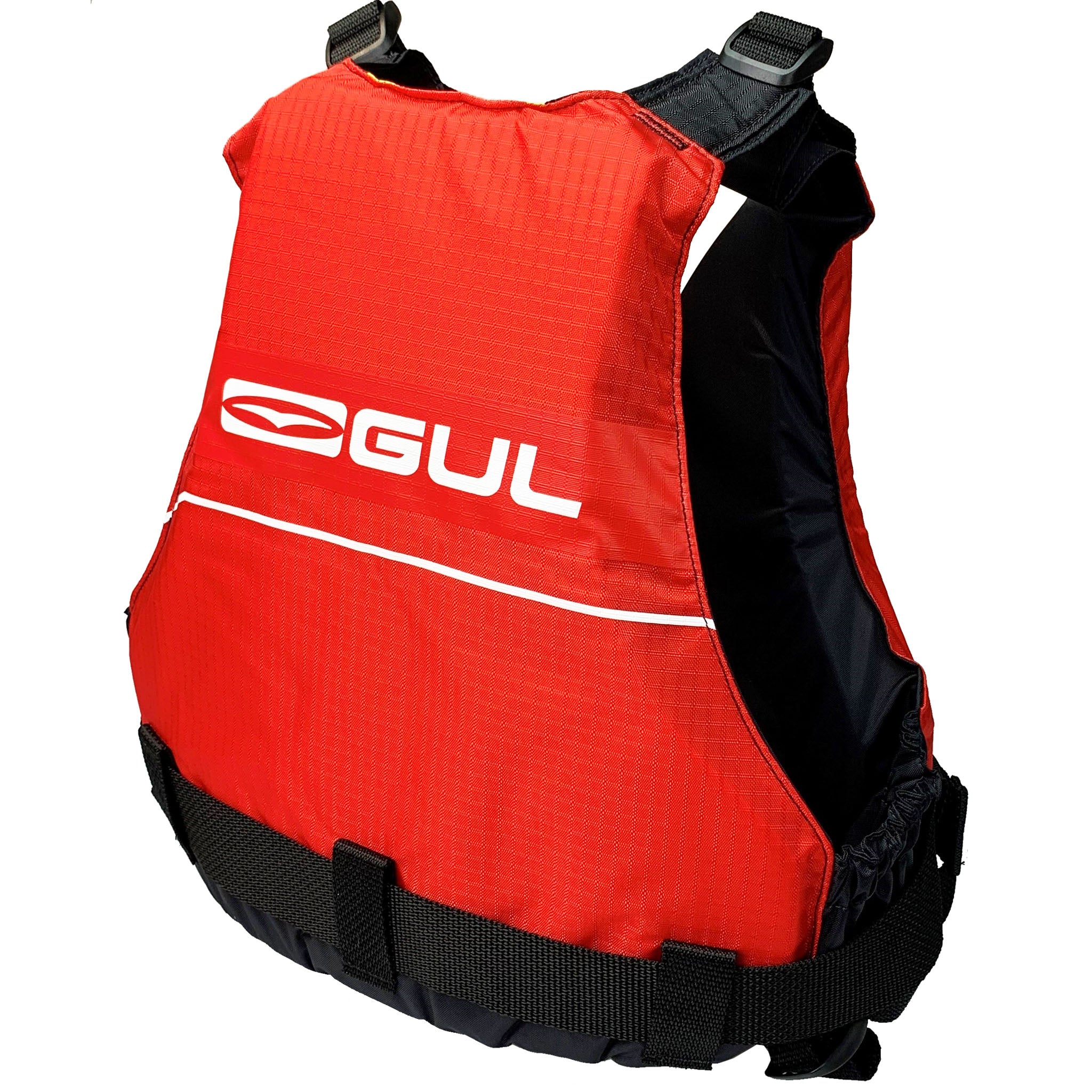 Junior Gul Rec Vest 50N Buoyancy Aid for Paddlesports Red | Back