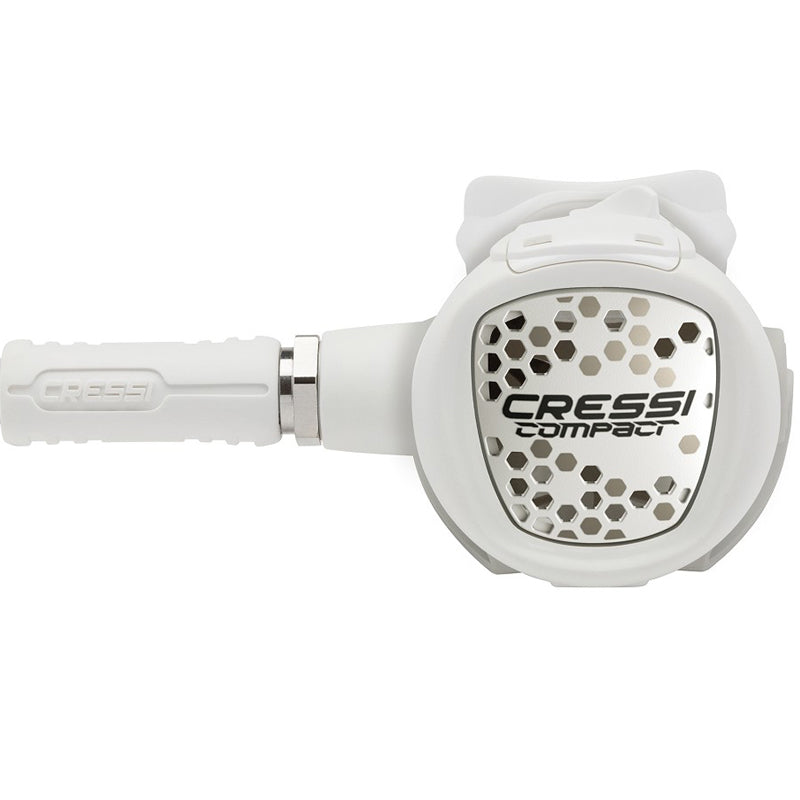 Cressi XS Compact MC9 Dive Regulator INT in White - Mouthpiece
