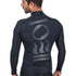 Fourth Element Men's Hydroskin Ocean Positive Long Sleeve Rash Guard Black | Back