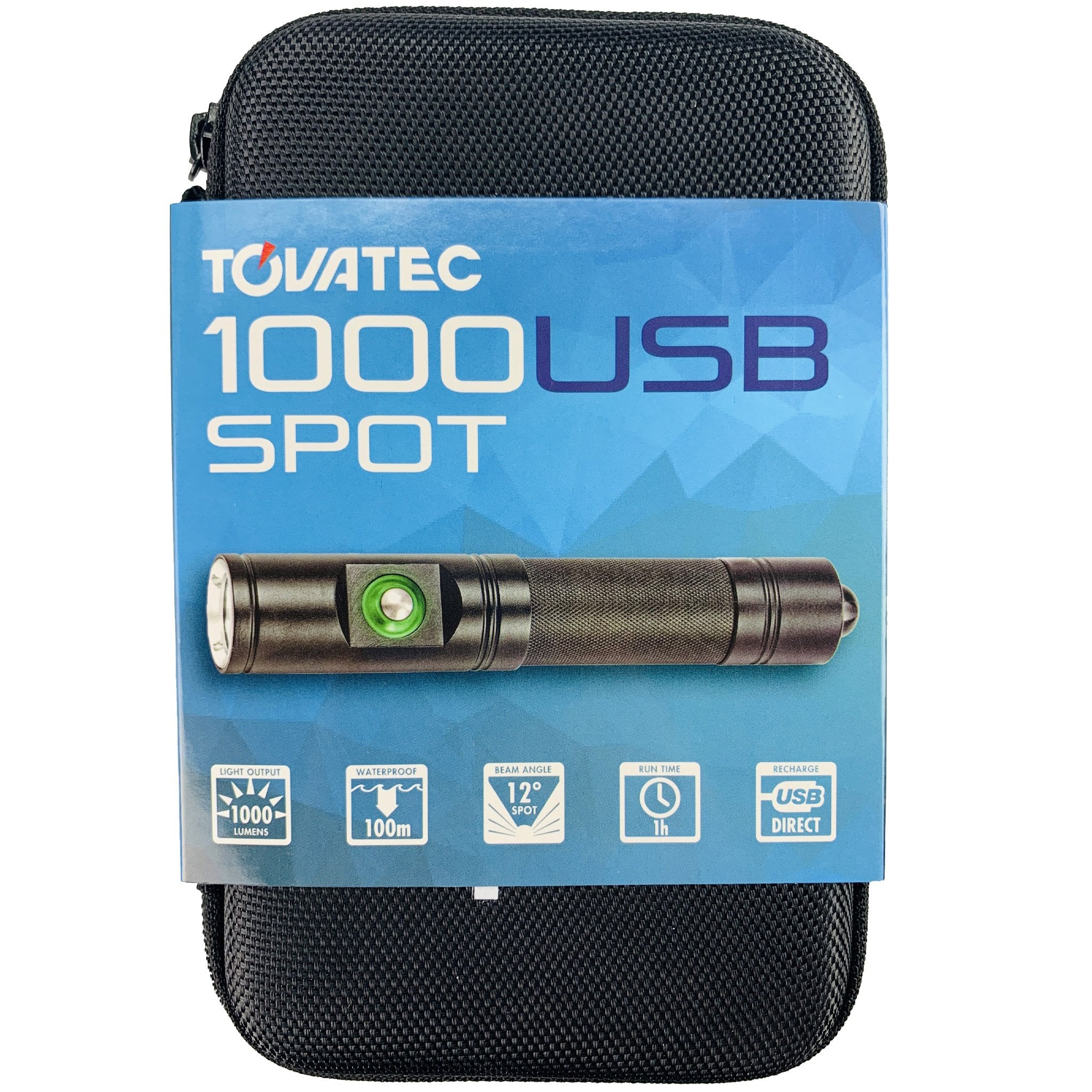 Tovatec T1000 Spot Light Dive Torch Key Features