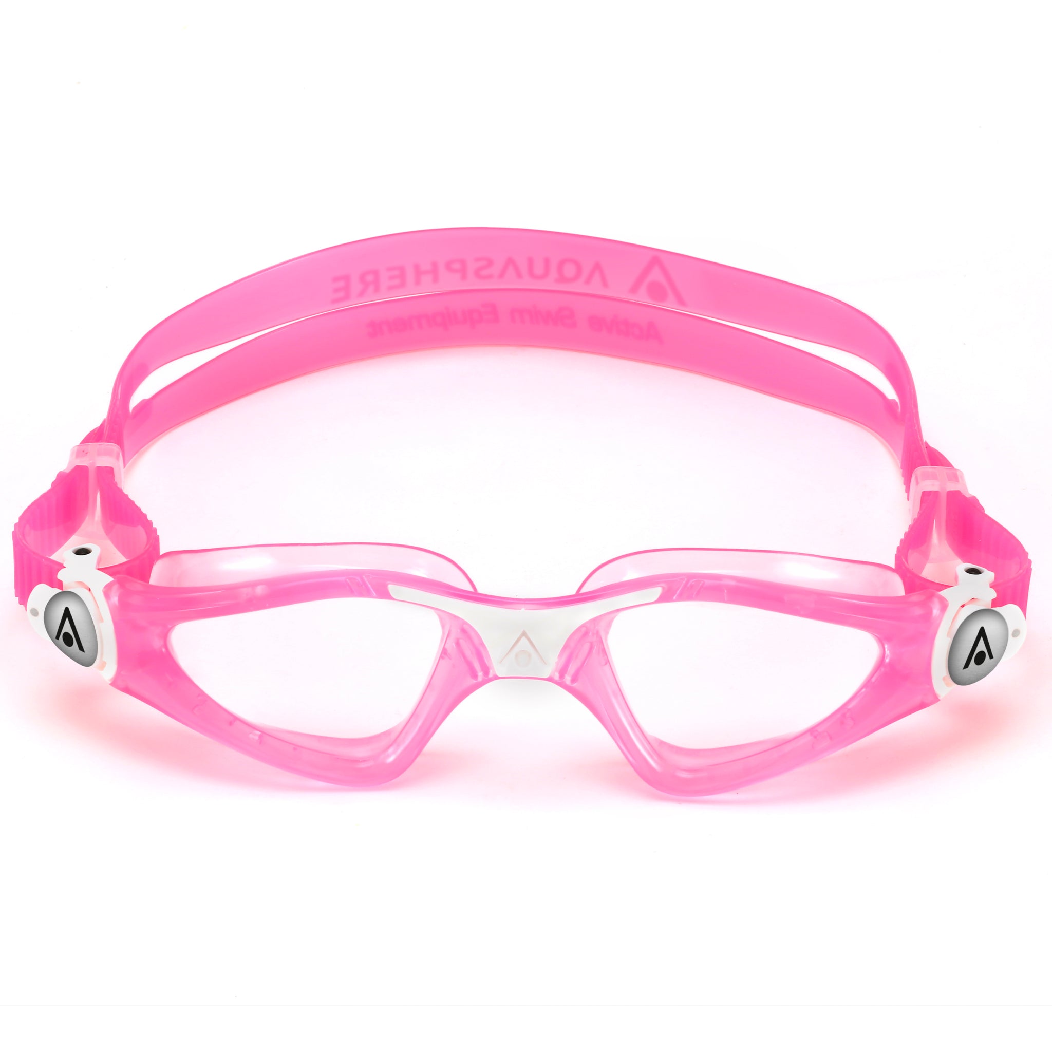 Aquasphere Kayenne Junior Goggles Clear Lenses Pink | Front View