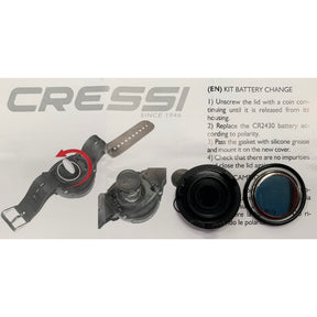 Cressi Leonardo Computer Replacement Battery Kit