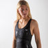 Zone3 Neoprene Women's Swimming Costume in Black | Front Upper