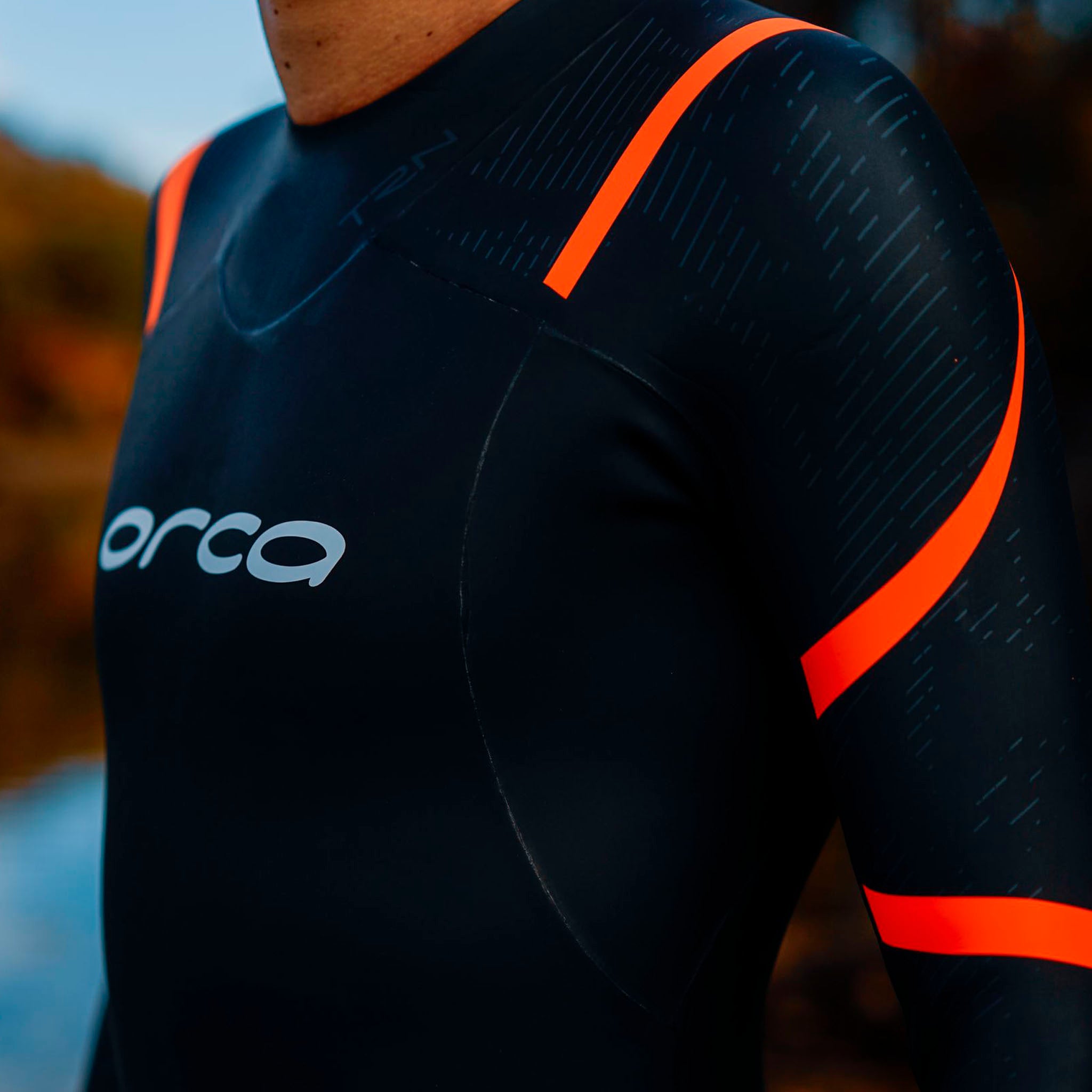 Orca Men's TRN Core Open Water Swimming Wetsuit - Chest side panel