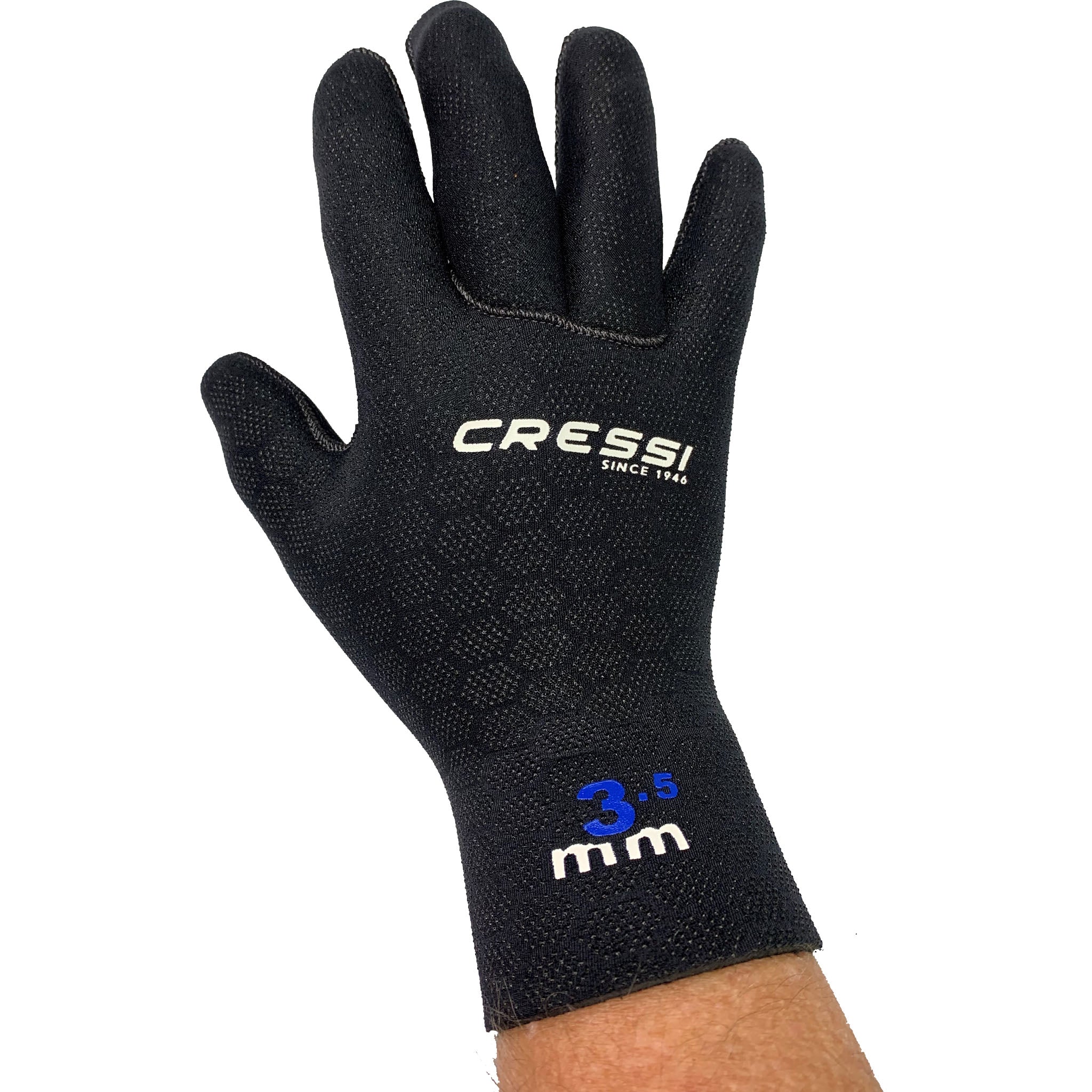 Cressi High Stretch 3.5mm Neoprene Diving Gloves |  Right back
