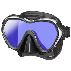 Tusa Paragon S Scuba Diving Mask - Black/Black