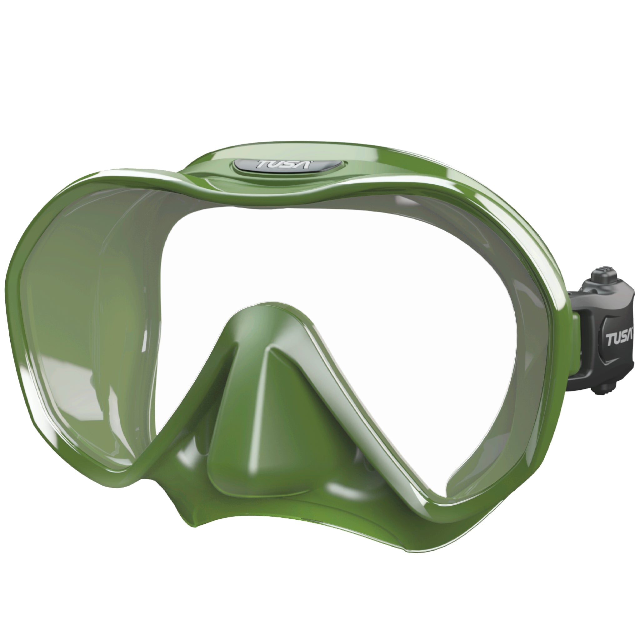 Tusa Zensee Frameless Mask for Scuba Diving | Khaki/Khaki