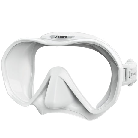 Tusa Zensee Frameless Mask for Scuba Diving | White