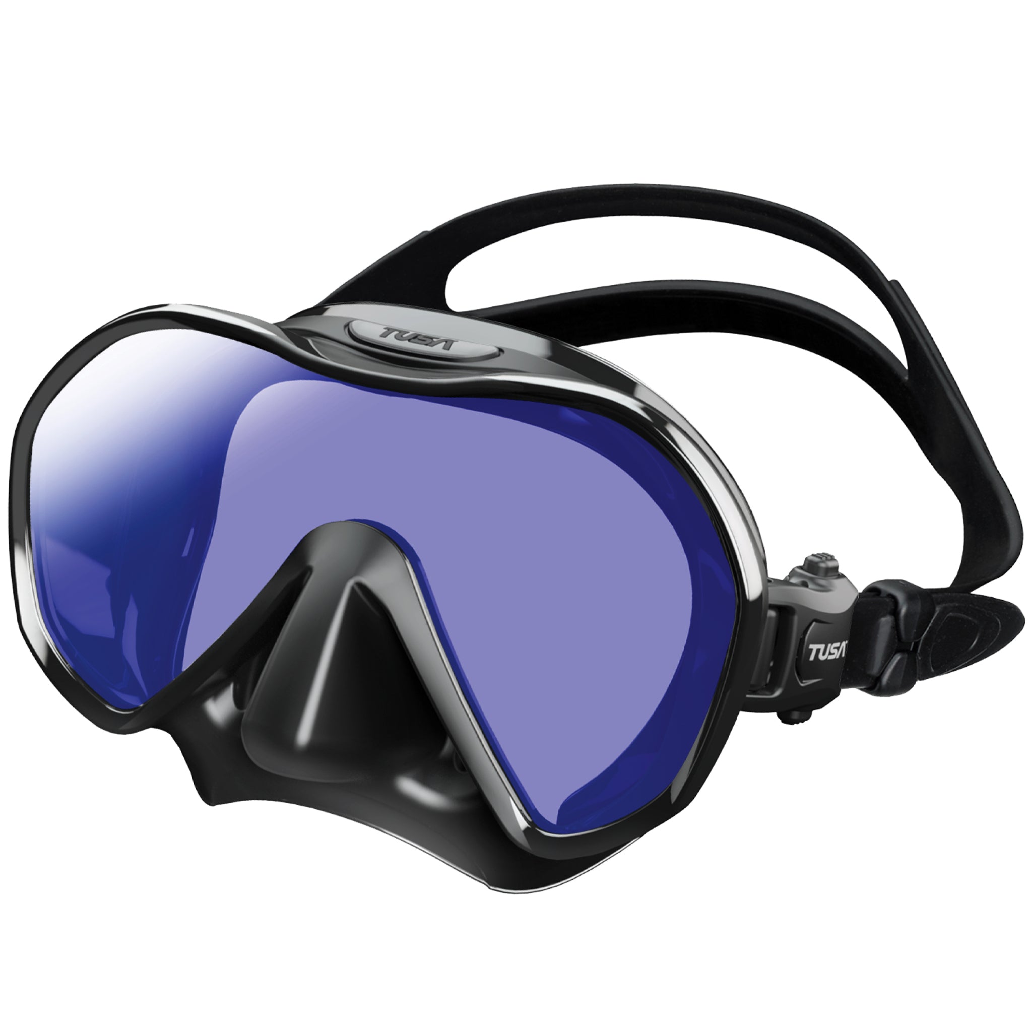 Tusa Zensee Pro Mask for Scuba Diving Black | Anti-Reflective Lens Treatment