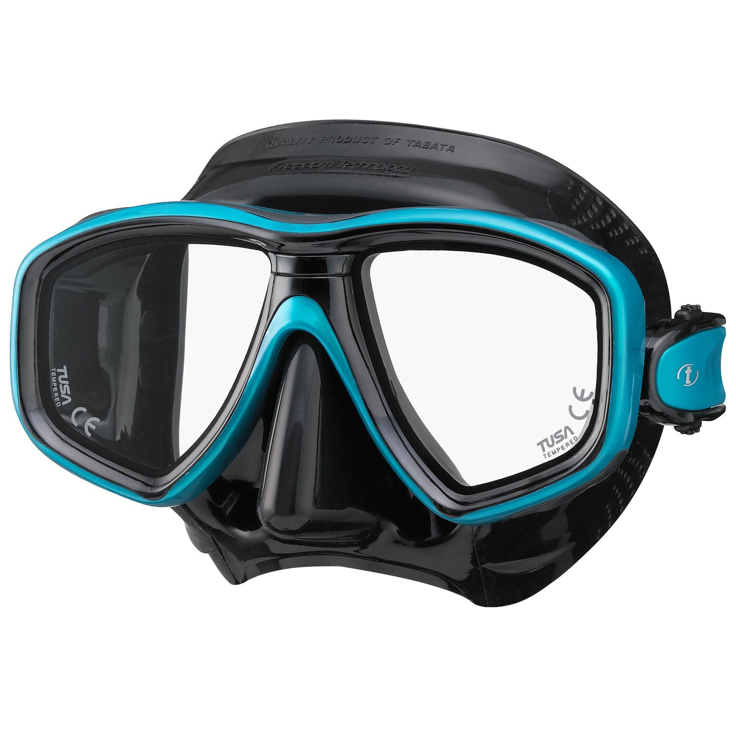 Tusa Freedom Ceos Mask | Black/Ocean Green