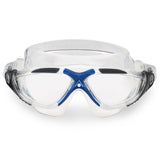 Aquasphere Vista Swim Goggles Mask - Front view - Dark Grey/Blue Detail