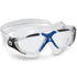 Aquasphere Vista Swim Goggles Mask - Dark Grey/Blue Detail
