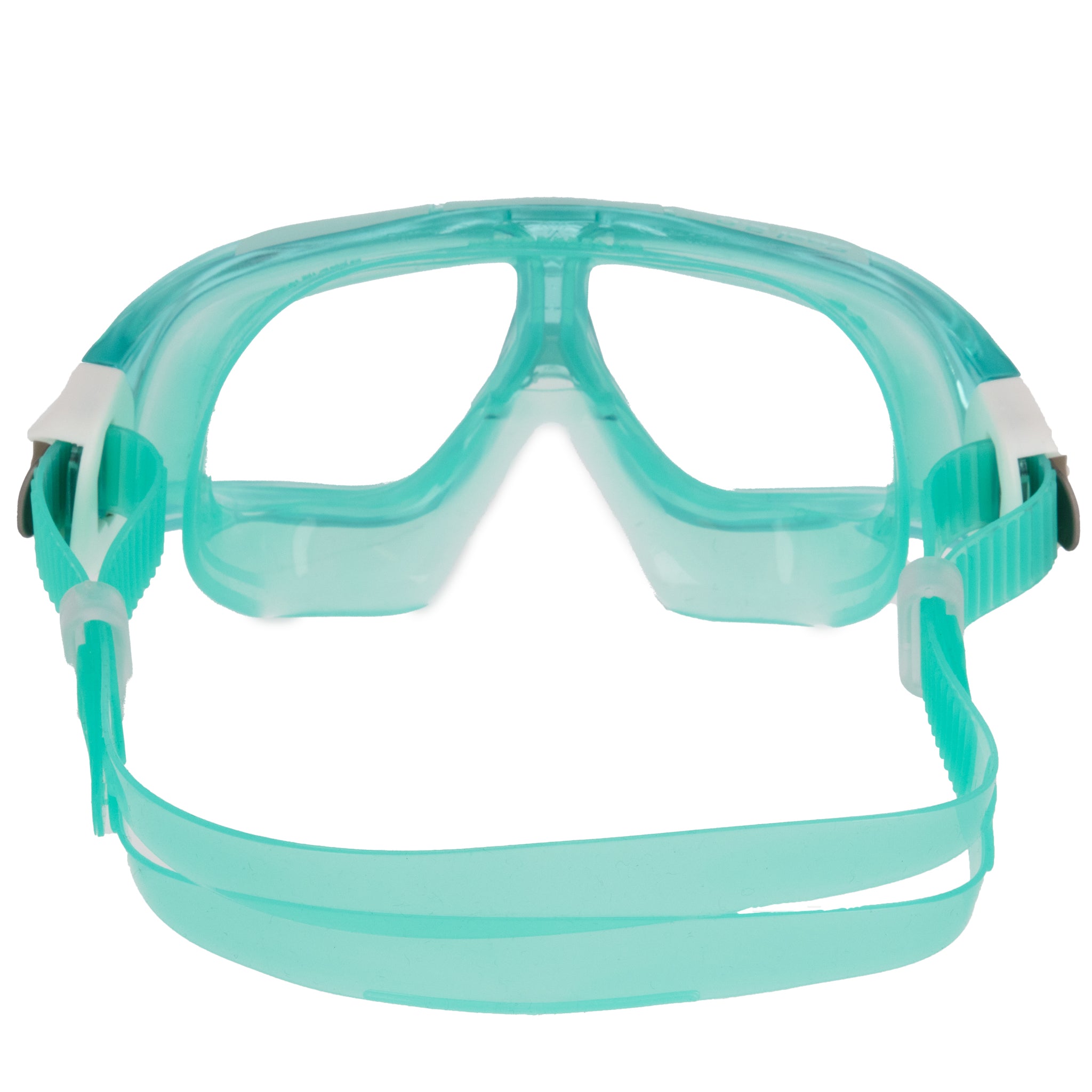 Aquasphere Seal 2.0 Swimming Mask Goggles Green Clear Lenses - Internal view