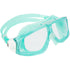 Aquasphere Seal 2.0 Swimming Mask Goggles Green Clear Lenses - Right Side