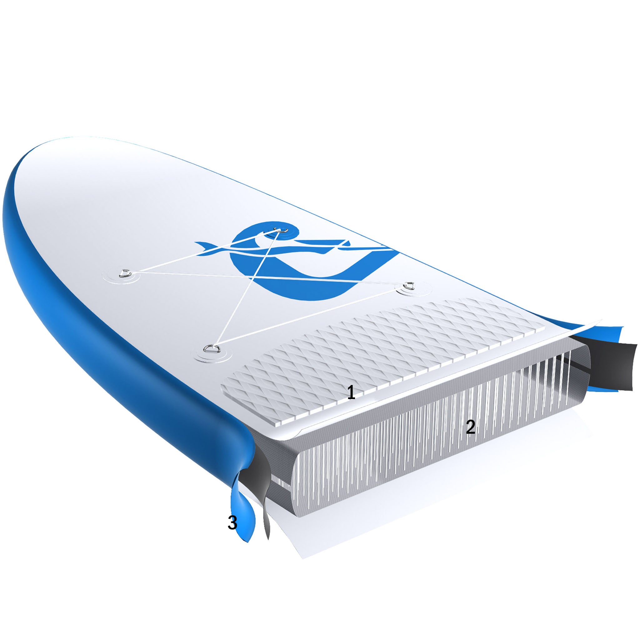 Cressi Hydrosports Element 10' 2" iSUP Paddle Board Construction