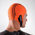 Zone3 Neoprene High Vis Orange Swim Cap Adjustable Velcro Strap