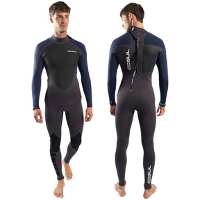 Gul Response 3/2mm Men's Wetsuit - Grey Navy