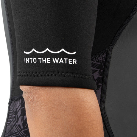 Gul Response 3/2mm Women's Shorty Wetsuit Black | Short Arm logo Detail