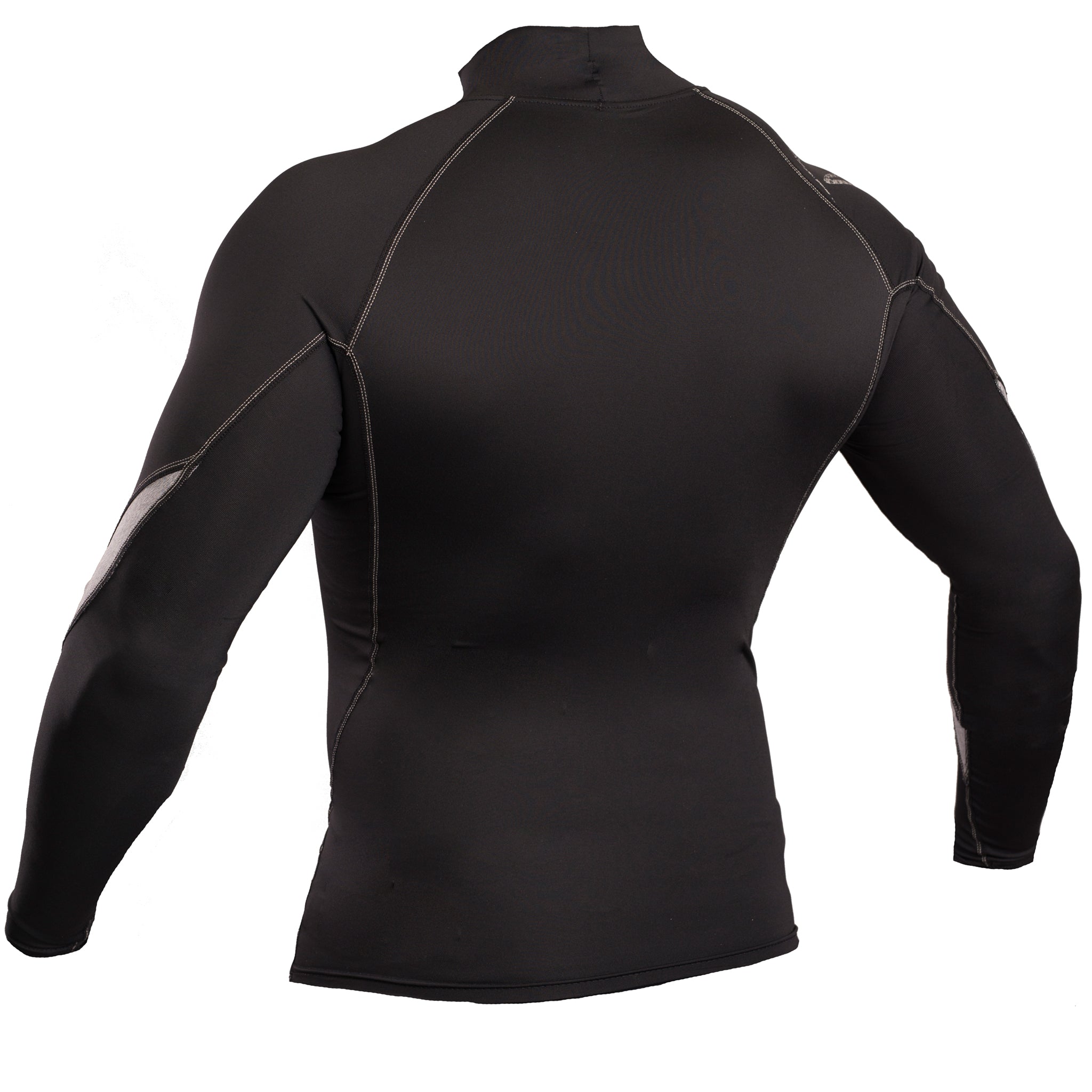 Gul Xola Mens UV50 Long Sleeve Rash Vest | Black Back