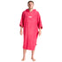 Robie Robes Adult Original Long Sleeve Towelling Beach Changing Poncho - Coral | Medium