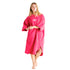 Robie Robes Adult Original Long Sleeve Towelling Beach Changing Poncho - Coral | Small