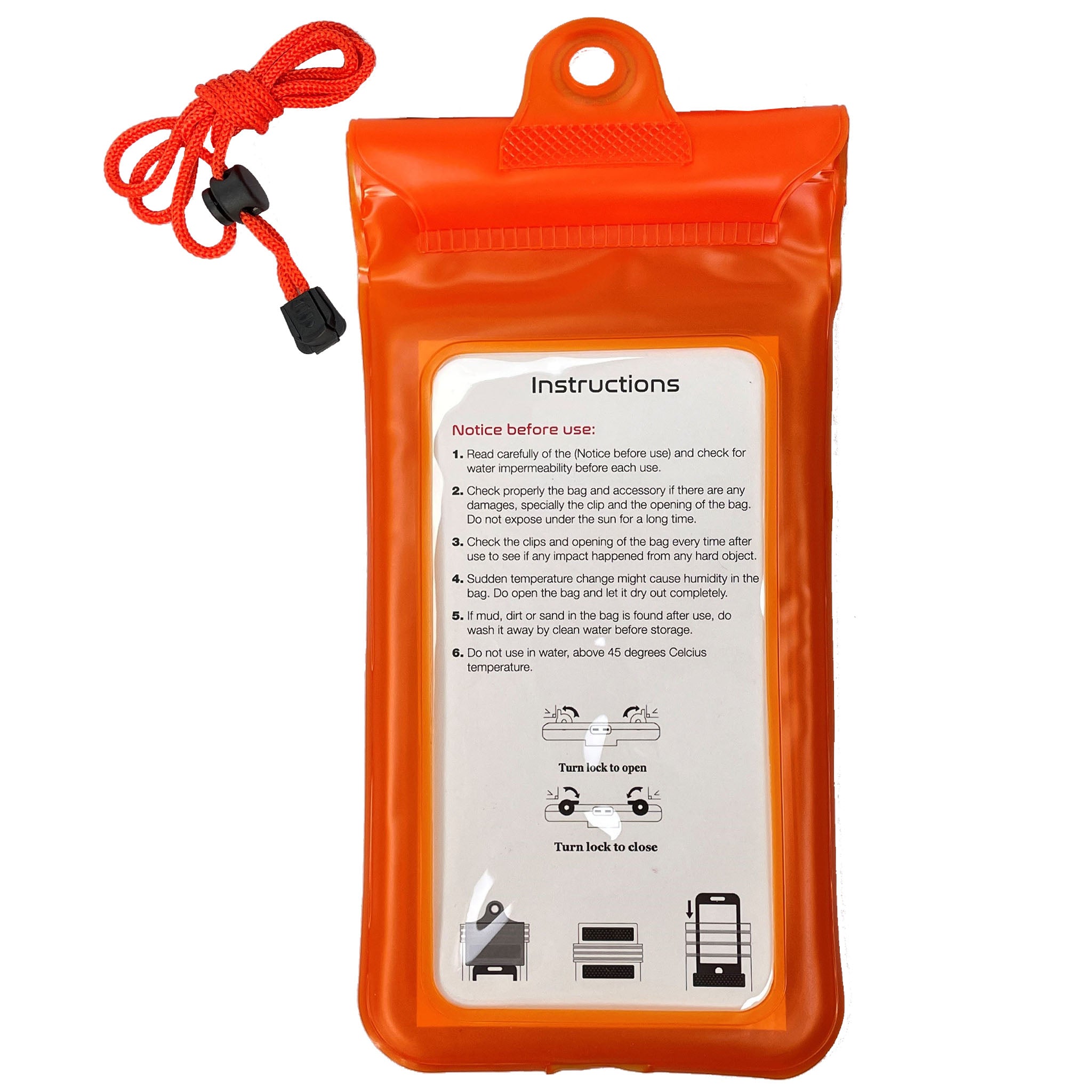 Zone3 Buoyancy Waterproof Phone Dry Pouch | Back