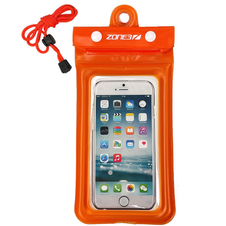 Zone3 Buoyancy Waterproof Phone Dry Pouch - iPhone pictured is not included