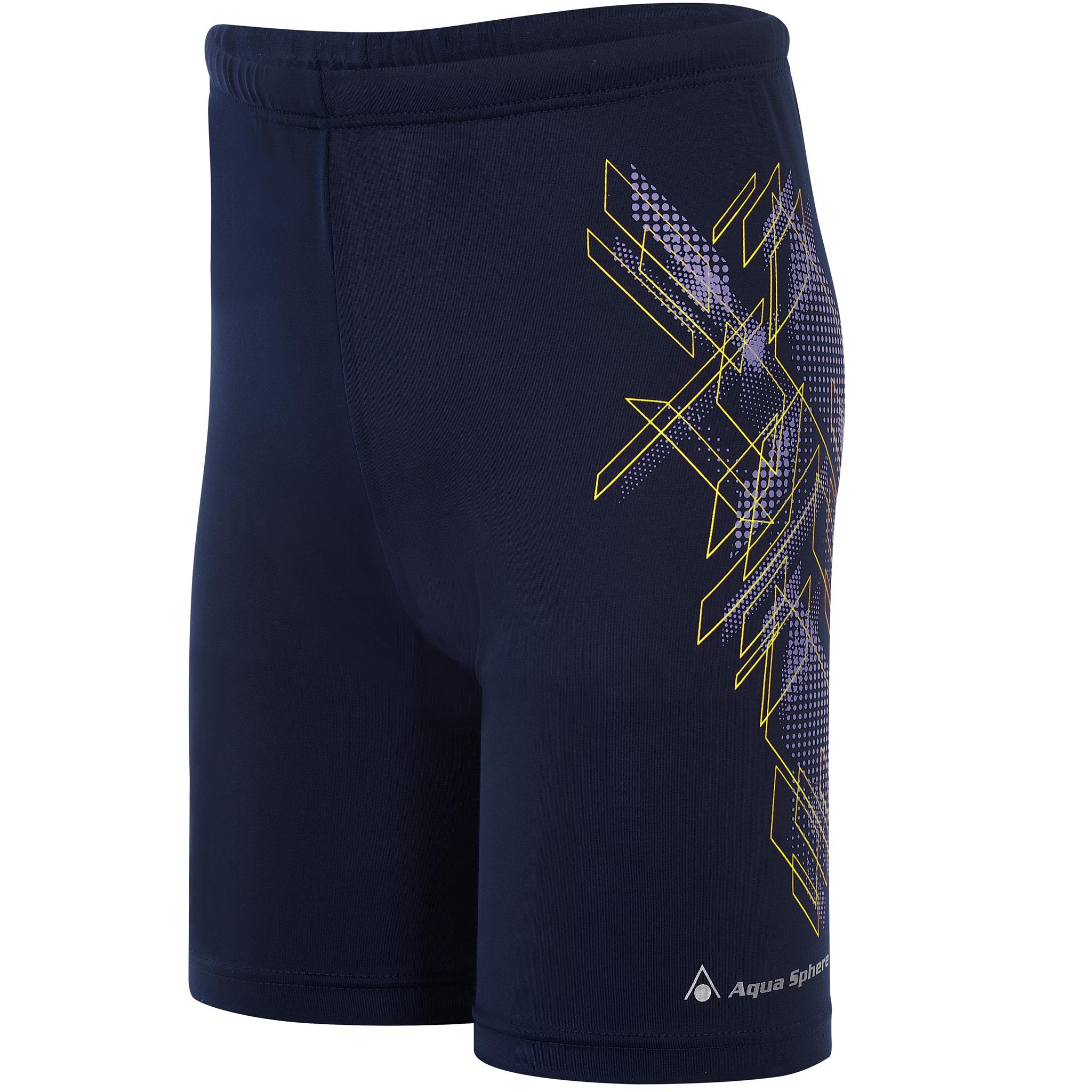 Aqua Sphere Nolan Boy's Swimming Jammers | Black/Purple