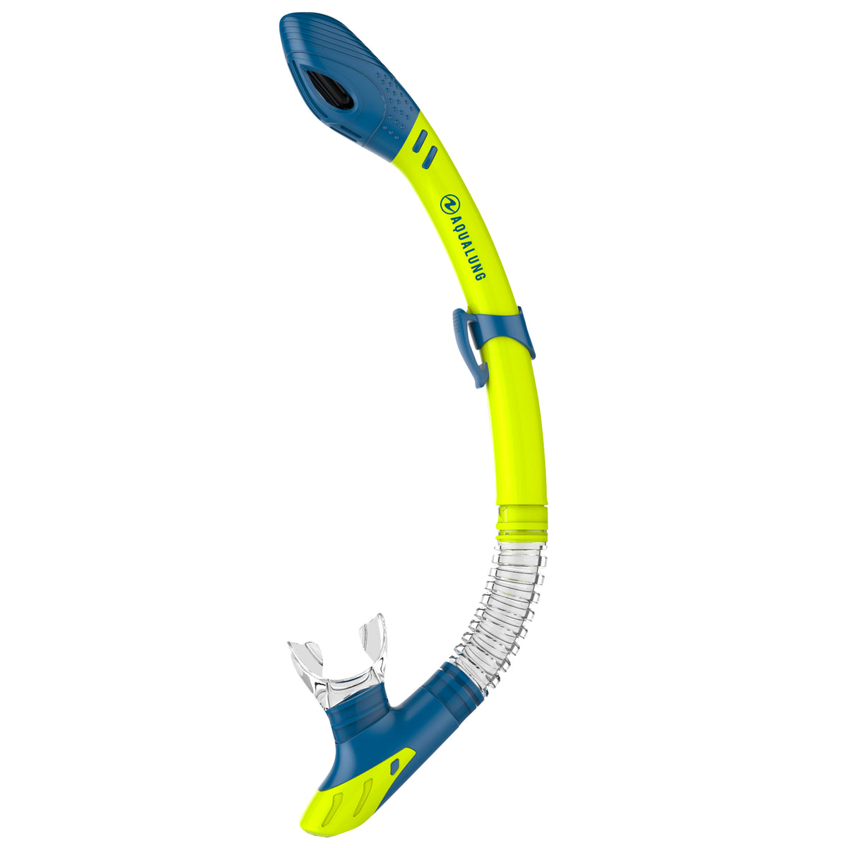 Aqualung Gobi Dry Snorkel - Yellow/Petrol