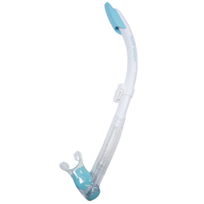 Fourth Element Splash Semi-Dry Snorkel | White/Aqua