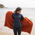 Fourth Element Tidal Change Robe made from Recycled Polyester - Orange | Inside